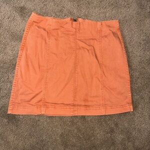 NWOT Womens burnt orange wild fable fall pumpkin stretchy mini skirt!